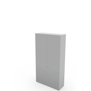 Schäfer Shop Genius Flügeltürenschrank TETRIS WALL, 6 Ordnerhöhen, Türanschlag rechts, B 1200 x T 440 x H 2250 mm, lichtgrau