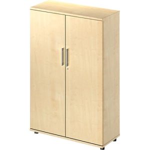 Schäfer Shop Genius Flügeltürenschrank TETRIS WOOD, 4 OH, Höhe inkl. Gleiter, B 1000 mm, Ahorn-Dekor