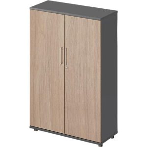 Schäfer Shop Genius Flügeltürenschrank TETRIS WOOD, 4 OH, Höhe inkl. Gleiter, B 1000 mm, graphit Schäfer Shop Genius Flügeltürenschrank TETRIS WOOD, 4 OH, Höhe inkl. Gleiter, B 1000 mm, graphit