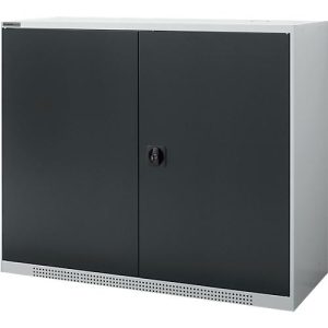 Schäfer Shop Genius Flügeltürschrank FS, 3 OH, abschließbar, 2 Fachböden, bis 450 kg, Stahl, weißaluminium RAL 9006/anthrazitgrau RAL 7016 Schäfer Shop Genius Flügeltürschrank FS, 3 OH, abschließbar, 2 Fachböden, bis 450 kg, Stahl, weißaluminium RAL 9006/anthrazitgrau RAL 7016
