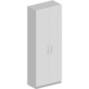 Schäfer Shop Genius Garderobenschrank TETRIS SOLID, 6 Ordnerhöhen, 1 Fachboden, Kleiderstange, abschließbar, B 800 x T 412 x H 2239 mm, weißalu/weiß Schäfer Shop Genius Garderobenschrank TETRIS SOLID, 6 Ordnerhöhen, 1 Fachboden, Kleiderstange, abschließbar, B 800 x T 412 x H 2239 mm, weißalu/weiß