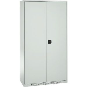 Schäfer Shop Genius Materialschrank FS, 5 OH, abschließbar, Lochrasterwände/3 Fachböden, bis 450 kg, B 1055 x T 520 x H 1950 mm, lichtgrau/lichtgrau Schäfer Shop Genius Materialschrank FS, 5 OH, abschließbar, Lochrasterwände/3 Fachböden, bis 450 kg, B 1055 x T 520 x H 1950 mm, lichtgrau/lichtgrau