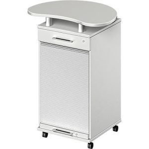 Schäfer Shop Genius Multimobil TETRIS WOOD, B 822 x T 580 x H 1118 mm, lichtgrau