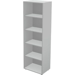 Schäfer Shop Genius Regal TETRIS WALL, 5 Ordnerhöhen, B 600 x T 420 x H 1880 mm, lichtgrau