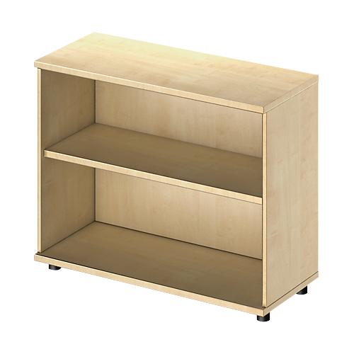 Schäfer Shop Genius Regal TETRIS WOOD, 2 OH, Höhe inkl. Gleiter, B 1000 mm, Ahorn-Dekor
