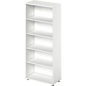 Schäfer Shop Genius Regal TETRIS WOOD, 5 OH, Höhe inkl. Gleiter, B 800 mm, weiß Schäfer Shop Genius Regal TETRIS WOOD, 5 OH, Höhe inkl. Gleiter, B 800 mm, weiß
