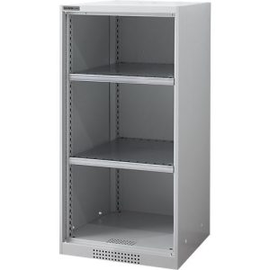 Schäfer Shop Genius Regalschrank FS, Stahl, mit Belüftungslöchern, B 545 x T 520 x H 1105 mm, 3 OH, Weißalu, bis 150 kg Schäfer Shop Genius Regalschrank FS, Stahl, mit Belüftungslöchern, B 545 x T 520 x H 1105 mm, 3 OH, Weißalu, bis 150 kg