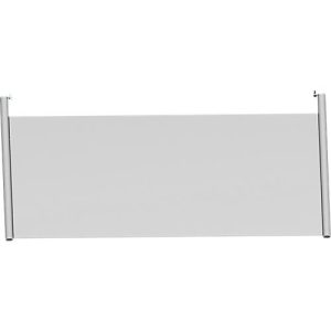 Schäfer Shop Genius Rückseitenblende, für Schreibtisch B 1200 mm, H 466 mm, weißaluminium