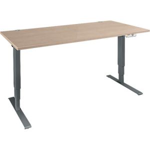 Schäfer Shop Genius Schreibtisch AERO FLEX, elektrisch höhenverstellbar, Rechteck, T-Fuß, B 1200 mm, Eiche/anthrazit + Memorypanel Schäfer Shop Genius Schreibtisch AERO FLEX, elektrisch höhenverstellbar, Rechteck, T-Fuß, B 1200 mm, Eiche/anthrazit + Memorypanel