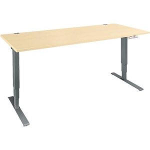 Schäfer Shop Genius Schreibtisch AERO FLEX, elektrisch höhenverstellbar, Rechteck, T-Fuß, B 1600 mm, Ahorn/anthrazit + Memorypanel Schäfer Shop Genius Schreibtisch AERO FLEX, elektrisch höhenverstellbar, Rechteck, T-Fuß, B 1600 mm, Ahorn/anthrazit + Memorypanel