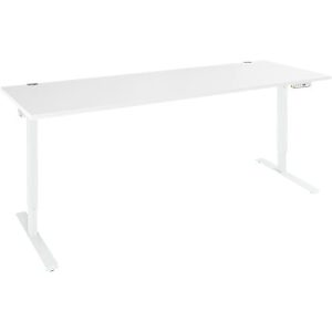 Schäfer Shop Genius Schreibtisch AERO FLEX, elektrisch höhenverstellbar, Rechteck, T-Fuß, B 2000 mm, weiß/weiß + Memorypanel Schäfer Shop Genius Schreibtisch AERO FLEX, elektrisch höhenverstellbar, Rechteck, T-Fuß, B 2000 mm, weiß/weiß + Memorypanel
