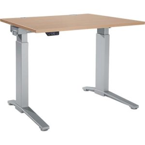 Schäfer Shop Genius Schreibtisch ERGOSTYLE S, Rechteck, elektrisch höhenverstellbar, einstufig, C-Fuß, B 1200 x T 800 x H 715-1182 mm, inkl. Memory Master, Eiche/weißaluminium Schäfer Shop Genius Schreibtisch ERGOSTYLE S, Rechteck, elektrisch höhenverstellbar, einstufig, C-Fuß, B 1200 x T 800 x H 715-1182 mm, inkl. Memory Master, Eiche/weißaluminium