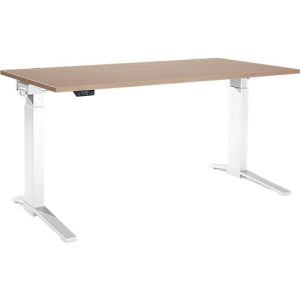 Schäfer Shop Genius Schreibtisch ERGOSTYLE S, Rechteck, elektrisch höhenverstellbar, einstufig, C-Fuß, B 1600 x T 800 x H 715-1182 mm, inkl. Memory Master, Eiche/weiß Schäfer Shop Genius Schreibtisch ERGOSTYLE S, Rechteck, elektrisch höhenverstellbar, einstufig, C-Fuß, B 1600 x T 800 x H 715-1182 mm, inkl. Memory Master, Eiche/weiß