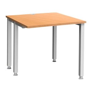 Schäfer Shop Genius Schreibtisch MODENA FLEX, 4-Fuß-Quadratrohr, verkürzte Seitenteile, B 800 mm, buche Schäfer Shop Genius Schreibtisch MODENA FLEX, 4-Fuß-Quadratrohr, verkürzte Seitenteile, B 800 mm, buche