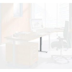 Schäfer Shop Genius Tischfuß, verkürzt, aus Stahl, passend zum Tischsystem MODENA FLEX (C-Fuß/T-Fuß-Gestell), weißalu Schäfer Shop Genius Tischfuß, verkürzt, aus Stahl, passend zum Tischsystem MODENA FLEX (C-Fuß/T-Fuß-Gestell), weißalu