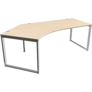 Schäfer Shop Genius Winkelschreibtisch MODENA FLEX, 135°, Bügelfuß, Ansatz links, B, B 2165 mm, Ahorn-Dekor Schäfer Shop Genius Winkelschreibtisch MODENA FLEX, 135°, Bügelfuß, Ansatz links, B, B 2165 mm, Ahorn-Dekor