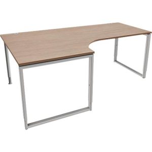 Schäfer Shop Genius Winkelschreibtisch MODENA FLEX, 90°, Bügelfuß, Ansatz links, B 2000 mm, Eiche-Dekor Schäfer Shop Genius Winkelschreibtisch MODENA FLEX, 90°, Bügelfuß, Ansatz links, B 2000 mm, Eiche-Dekor