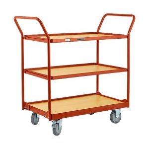 Schäfer Shop Pure Tischwagen mit 3 Etagen, 1086 x 500 x 1032 mm Schäfer Shop Pure Tischwagen mit 3 Etagen, 1086 x 500 x 1032 mm