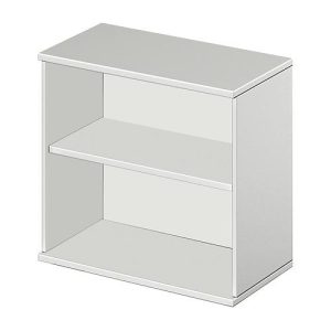 Schäfer Shop Select Anstell-/Aufsatzregal, 2 OH & 1 Fachboden, B 800 x T 420 x H 726 mm, lichtgrau Schäfer Shop Select Anstell-/Aufsatzregal, 2 OH & 1 Fachboden, B 800 x T 420 x H 726 mm, lichtgrau