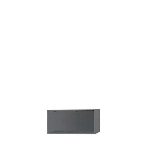 Schäfer Shop Select Aufsatzregal, 1 OH, B 800 x T 420 x H 372 mm, graphit