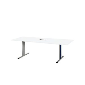 Schäfer Shop Select Besprechungstisch Planova Basic, mit Tischanschlussfeld, Rechteck, T-Fuß, B 2000 x T 800 x H 717 mm, weiß/weißaluminium RAL 9006 Schäfer Shop Select Besprechungstisch Planova Basic, mit Tischanschlussfeld, Rechteck, T-Fuß, B 2000 x T 800 x H 717 mm, weiß/weißaluminium RAL 9006