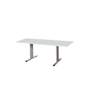 Schäfer Shop Select Besprechungstisch Planova Basic, Rechteck, T-Fuß, B 1800 x T 800 x H 717 mm, lichtgrau/weißaluminium RAL 9006 Schäfer Shop Select Besprechungstisch Planova Basic, Rechteck, T-Fuß, B 1800 x T 800 x H 717 mm, lichtgrau/weißaluminium RAL 9006