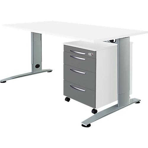 Schäfer Shop Select Büromöbelset 2-tlg. LOGIN C-Fuß Schreibtisch, B 1600 mm