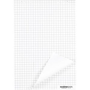 Schäfer Shop Select Flipchart-Blöcke, 80 g/m², 20 Blatt, kariert, 5 Stück Schäfer Shop Select Flipchart-Blöcke, 80 g/m², 20 Blatt, kariert, 5 Stück