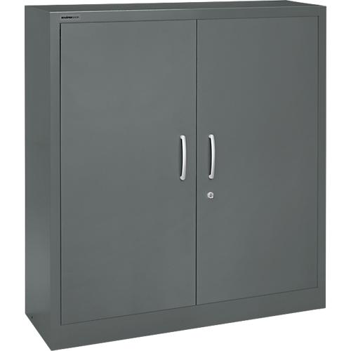 Schäfer Shop Select Flügeltürenschrank MS iCOLOUR, Stahl, 3 Ordnerhöhen, B 1200 mm, graphit RAL 7024