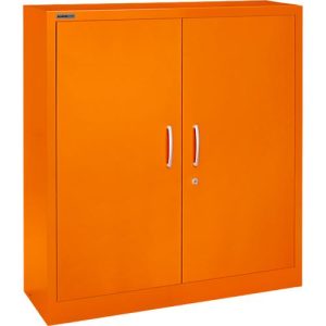 Schäfer Shop Select Flügeltürenschrank MS iCOLOUR, Stahl, 3 Ordnerhöhen, B 1200 mm, orange RAL 2004 Schäfer Shop Select Flügeltürenschrank MS iCOLOUR, Stahl, 3 Ordnerhöhen, B 1200 mm, orange RAL 2004
