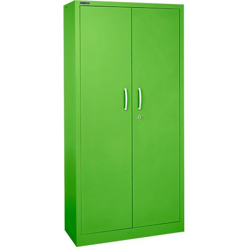Schäfer Shop Select Flügeltürenschrank MS iCOLOUR, Stahl, 5 Ordnerhöhen, B 950 mm, apfelgrün RAL 6018