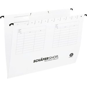 Schäfer Shop Select Hängemappe, DIN A4, Öffnung seitlich, weiß, 25 Stück Schäfer Shop Select Hängemappe, DIN A4, Öffnung seitlich, weiß, 25 Stück
