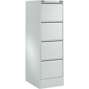 Schäfer Shop Select Hängeregistraturschrank MS iCONOMY, Stahl, 1-bahnig, offener Rahmen, B 425 mm, lichtgrau RAL 7035