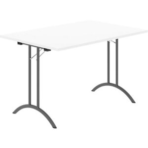 Schäfer Shop Select Klapptisch, Rechteck, Doppel-T-Fußgestell, Spezial-Klappbeschlag & Bodenausgleich, B 1200 x T 700 x H 720 mm, weiß/anthrazit Schäfer Shop Select Klapptisch, Rechteck, Doppel-T-Fußgestell, Spezial-Klappbeschlag & Bodenausgleich, B 1200 x T 700 x H 720 mm, weiß/anthrazit