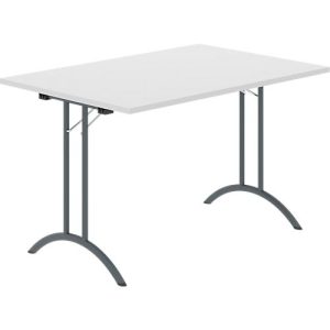 Schäfer Shop Select Klapptisch, Rechteck, Doppel-T-Fußgestell, Spezial-Klappbeschlag & Bodenausgleich, B 1200 x T 800 x H 720 mm, lichtgrau/anthrazit Schäfer Shop Select Klapptisch, Rechteck, Doppel-T-Fußgestell, Spezial-Klappbeschlag & Bodenausgleich, B 1200 x T 800 x H 720 mm, lichtgrau/anthrazit