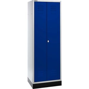 Schäfer Shop Select Kleiderspind, mit Drehriegelverschluss, lichtgrau/enzianblau Schäfer Shop Select Kleiderspind, mit Drehriegelverschluss, lichtgrau/enzianblau
