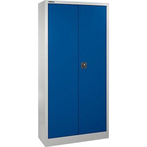 Schäfer Shop Select Materialschrank MS 2409, mit Lochrasterwänden auf ganzer Höhe, bis 50 kg/Fachboden, B 950 x T 400 x H 1935 mm, lichtgrau/enzianblau Schäfer Shop Select Materialschrank MS 2409, mit Lochrasterwänden auf ganzer Höhe, bis 50 kg/Fachboden, B 950 x T 400 x H 1935 mm, lichtgrau/enzianblau