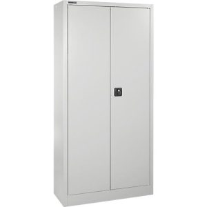 Schäfer Shop Select Materialschrank MS 2409, mit Lochrasterwänden auf ganzer Höhe, bis 50 kg/Fachboden, B 950 x T 400 x H 1935 mm, weißaluminium Schäfer Shop Select Materialschrank MS 2409, mit Lochrasterwänden auf ganzer Höhe, bis 50 kg/Fachboden, B 950 x T 400 x H 1935 mm, weißaluminium