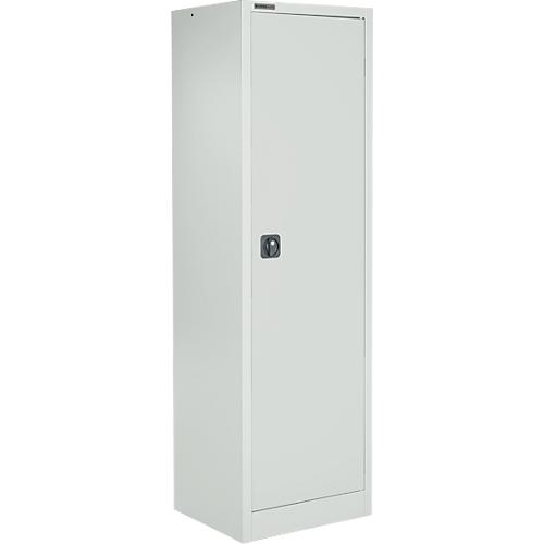 Schäfer Shop Select Materialschrank MS 2506, mit 7 Schubladen, mit Tresorfach, B 600 x T 500 x H 1935 mm, Feinblech, lichtgrau