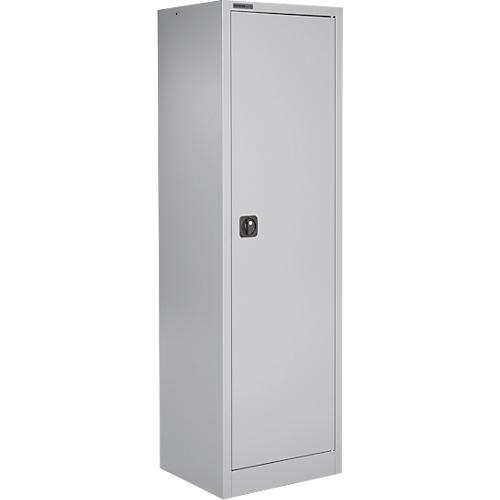 Schäfer Shop Select Materialschrank MS 2506, mit 7 Schubladen, mit Tresorfach, B 600 x T 500 x H 1935 mm, Feinblech, weißaluminium
