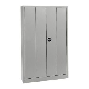Schäfer Shop Select Materialschrank MSF 2512, B 1200 x T 500 x H 1935 mm, weißaluminium RAL 9006 Schäfer Shop Select Materialschrank MSF 2512, B 1200 x T 500 x H 1935 mm, weißaluminium RAL 9006