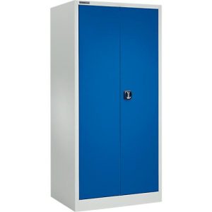 Schäfer Shop Select Materialschrank MSI 2509, 5 OH, 4 Zwischenböden, Zylinderschloss, B 950 x T 500 x H 1935 mm, lichtgrau RAL 7035/enzianblau RAL 5010 Schäfer Shop Select Materialschrank MSI 2509, 5 OH, 4 Zwischenböden, Zylinderschloss, B 950 x T 500 x H 1935 mm, lichtgrau RAL 7035/enzianblau RAL 5010