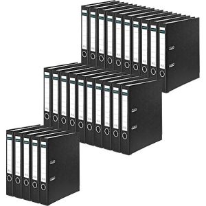 Schäfer Shop Select Ordner, DIN A4, Rückenbreite 50 mm, 25 Stück, schwarz