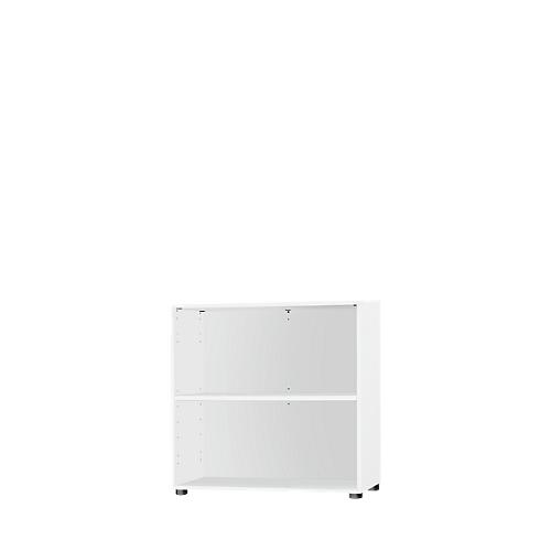 Schäfer Shop Select Regal, 2 OH, B 800 x T 420 x H 788 mm, weiß