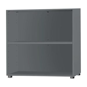 Schäfer Shop Select Regal, B 800 x T 420 x H 788 mm, 2 OH & 1 Fachboden, graphit