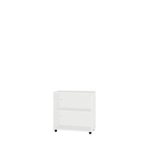 Schäfer Shop Select Regal, B 800 x T 420 x H 788 mm, 2 OH & 1 Fachboden, lichtgrau