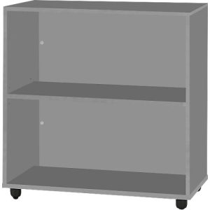 Schäfer Shop Select Regal LOGIN, 2 Ordnerhöhen, B 800 x T 420 x H 788 mm, graphit