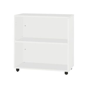 Schäfer Shop Select Regal LOGIN, 2 Ordnerhöhen, B 800 x T 420 x H 788 mm, lichtgrau/lichtgrau