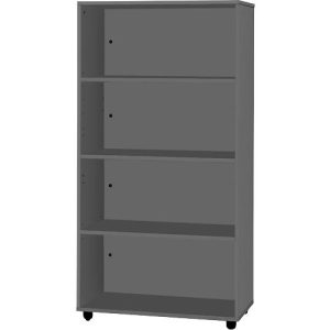Schäfer Shop Select Regal LOGIN, 4 Ordnerhöhen, B 800 x T 420 x H 1514 mm, graphit