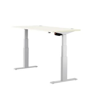 Schäfer Shop Select Schreibtisch ERGO-T, elektrisch höhenverstellbar, Rechteck, T-Fuß, B 1200 x T 800 x H 640-1300 mm, weiß/weißaluminium Schäfer Shop Select Schreibtisch ERGO-T, elektrisch höhenverstellbar, Rechteck, T-Fuß, B 1200 x T 800 x H 640-1300 mm, weiß/weißaluminium